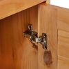 vidaXL Σετ Επίπλων Μπάνιου με ράφι VIGO 2 pcs Καφέ και Καραμέλα καφέ