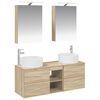 vidaXL &Sigma;&epsilon;&tau; &Epsilon;&pi;ί&pi;&lambda;&omega;&nu; &Mu;&pi;ά&nu;&iota;&omicron;&upsilon; 5 pcs Sonoma &Delta;&rho;&upsilon;&sigmaf;