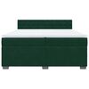 vidaXL &Kappa;&rho;&epsilon;&beta;ά&tau;&iota; Boxspring &mu;&epsilon; &Sigma;&tau;&rho;ώ&mu;&alpha; &Sigma;&kappa;&omicron;ύ&rho;&omicron; &Pi;&rho;ά&sigma;&iota;&nu;&omicron; 200x200&epsilon;&kappa;. &Beta;&epsilon;&lambda;&omicron;ύ&delta;&iota;&nu;&omicron;
