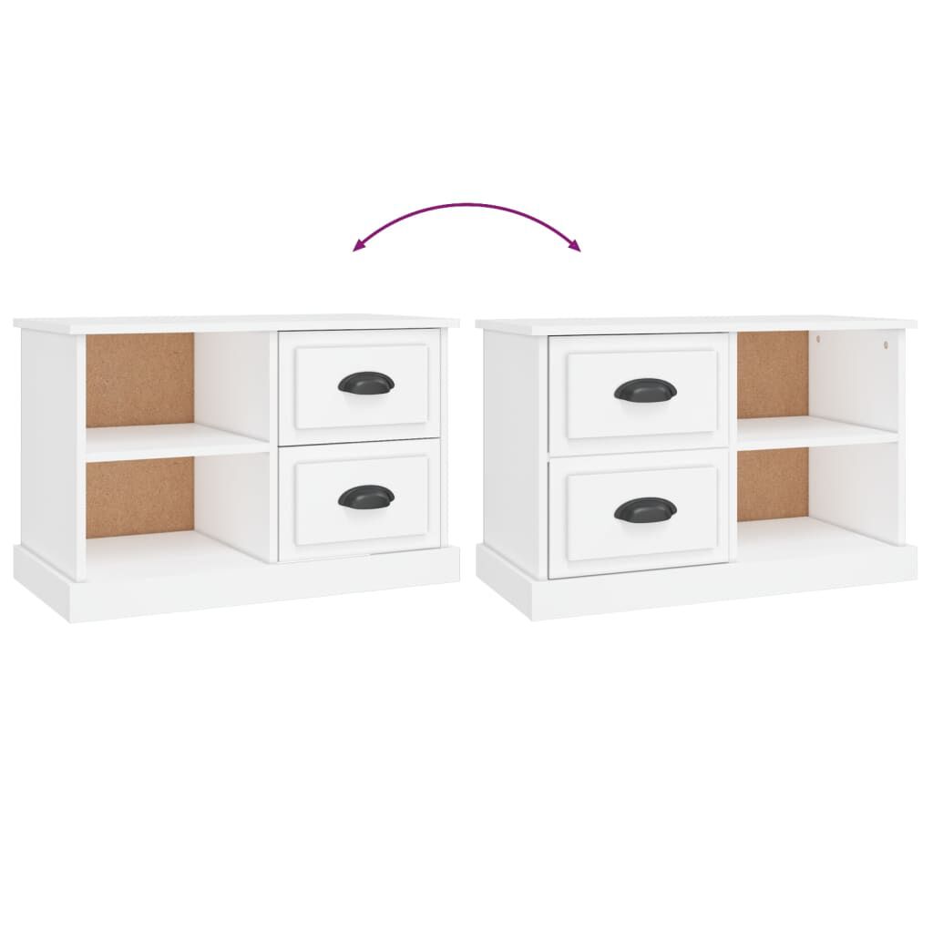 vidaXL Έπιπλο Τηλεόρασης Λευκό 73 x 35,5 x 47,5 εκ. Επεξεργασμένο Ξύλο