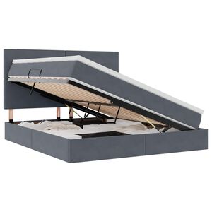 vidaXL &Kappa;&rho;&epsilon;&beta;ά&tau;&iota; &mu;&epsilon; &alpha;&pi;&omicron;&theta;&eta;&kappa;&epsilon;&upsilon;&tau;&iota;&kappa;ό &chi;ώ&rho;&omicron; &kappa;&alpha;&iota; LED &Sigma;&kappa;&omicron;ύ&rho;&omicron; &Gamma;&kappa;&rho;&iota; 180 x 200 cm