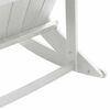 vidaXL Καρέκλες Ροκάντας Adirondack 2 pcs Λευκό HDPE