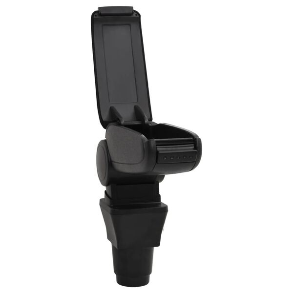 vidaXL Τεμπέλης Αυτοκινήτου Μαύρος 13 x 32,5 x (24-51,5) εκ. από ABS