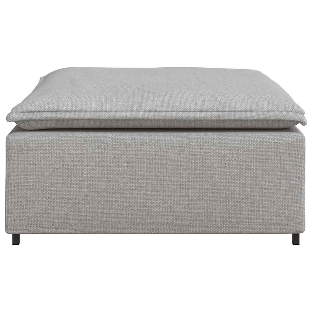 vidaXL Υποπόδιο Καναπέ-Μονάδα Γκρι 100 x 100 x 48 εκ.