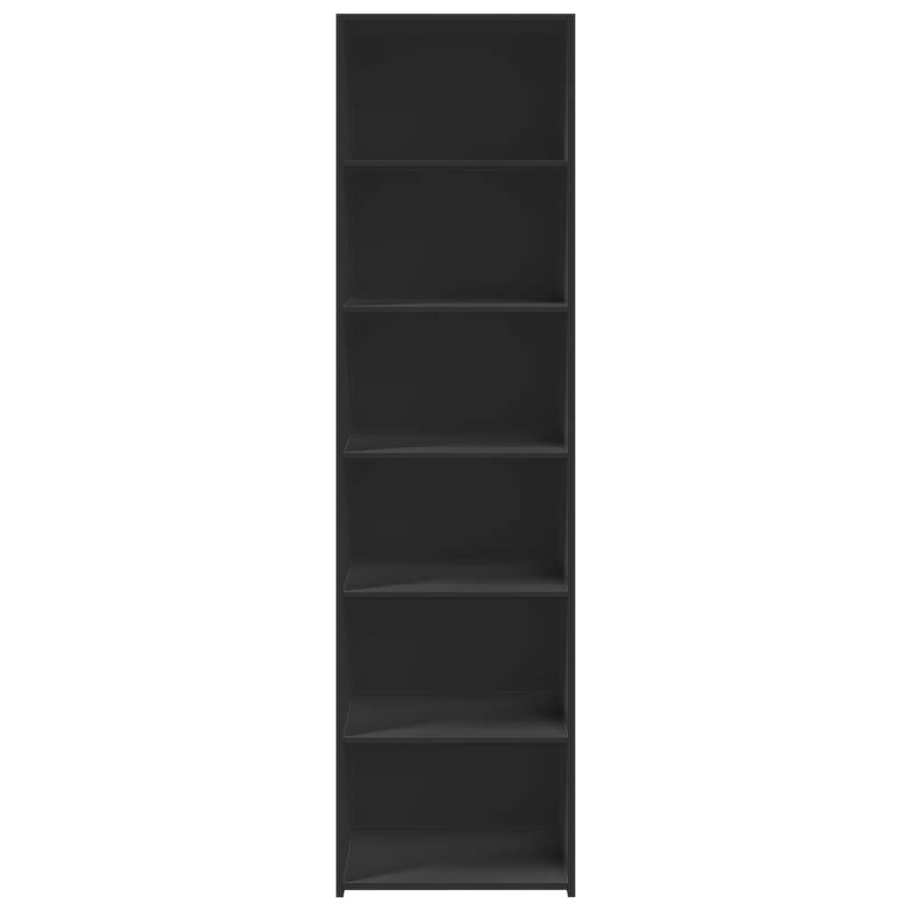 vidaXL Ντουλάπι Μαύρο 50x41x185 εκ. Επεξεργασμένο Ξύλο