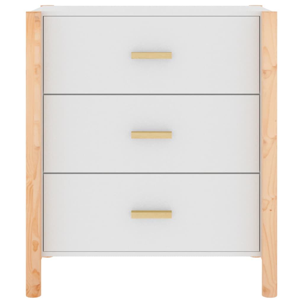 vidaXL Ντουλάπι Λευκό 62 x 38 x 70 εκ. από Επεξεργασμένο Ξύλο