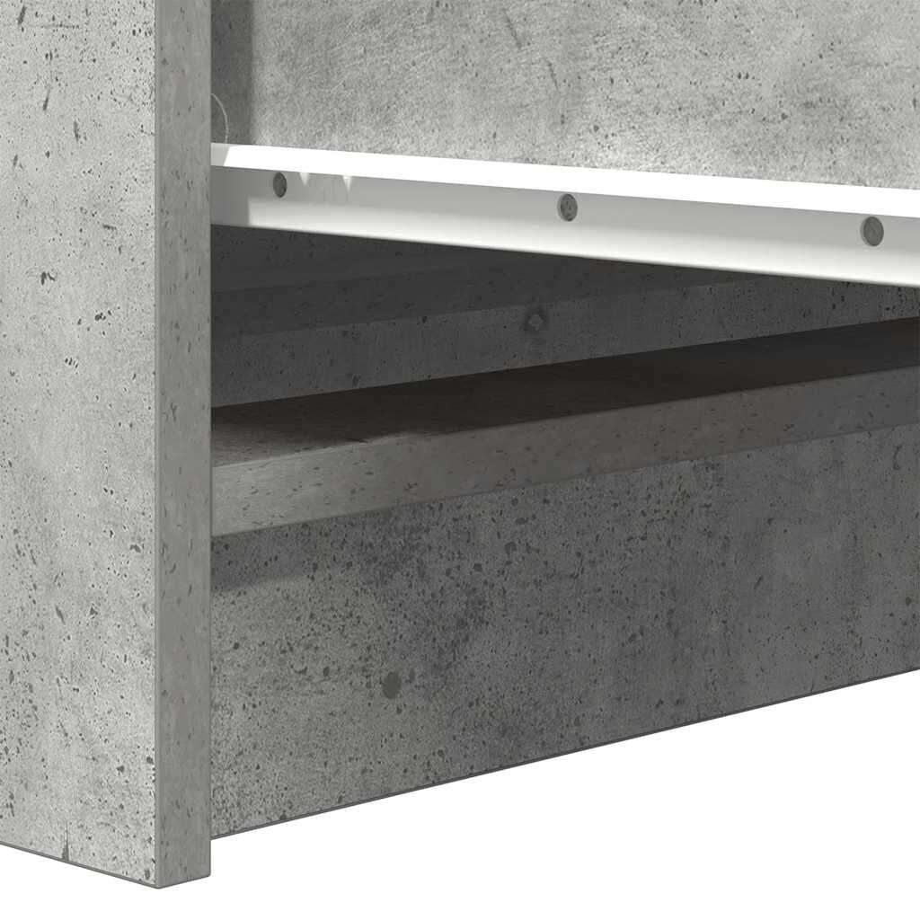 vidaXL Ντουλάπι Γκρι Σκυροδέματος 37,5x35x76 εκ. Επεξεργασμένο Ξύλο