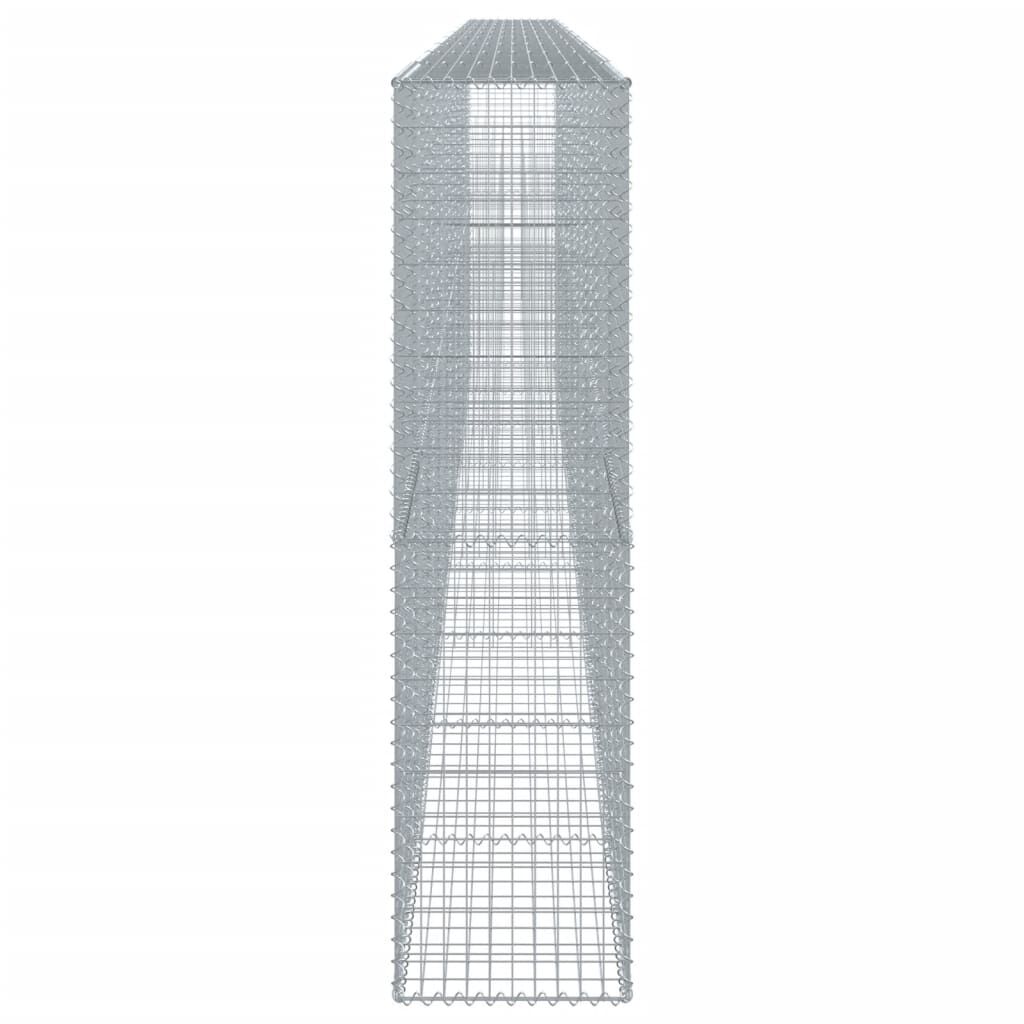 vidaXL Συρματοκιβώτιο με Κάλυμμα 900x50x200εκ. από Γαλβανισμένο Χάλυβα