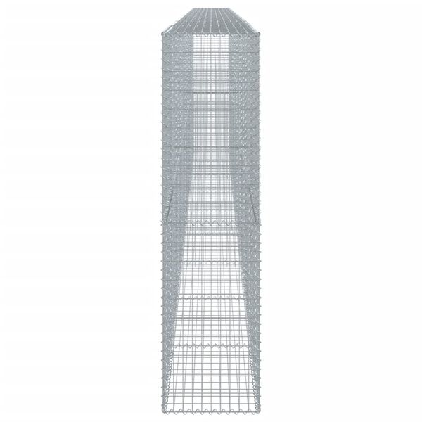 vidaXL Συρματοκιβώτιο με Κάλυμμα 900x50x200εκ. από Γαλβανισμένο Χάλυβα