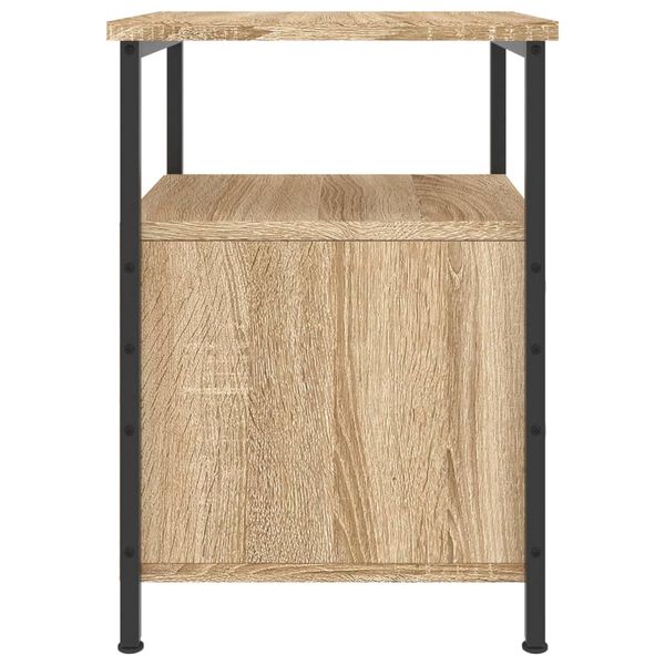 vidaXL Κομοδίνα 2 τεμ. Sonoma Δρυς 34x35,5x50 εκ. Επεξεργασμένο Ξύλο