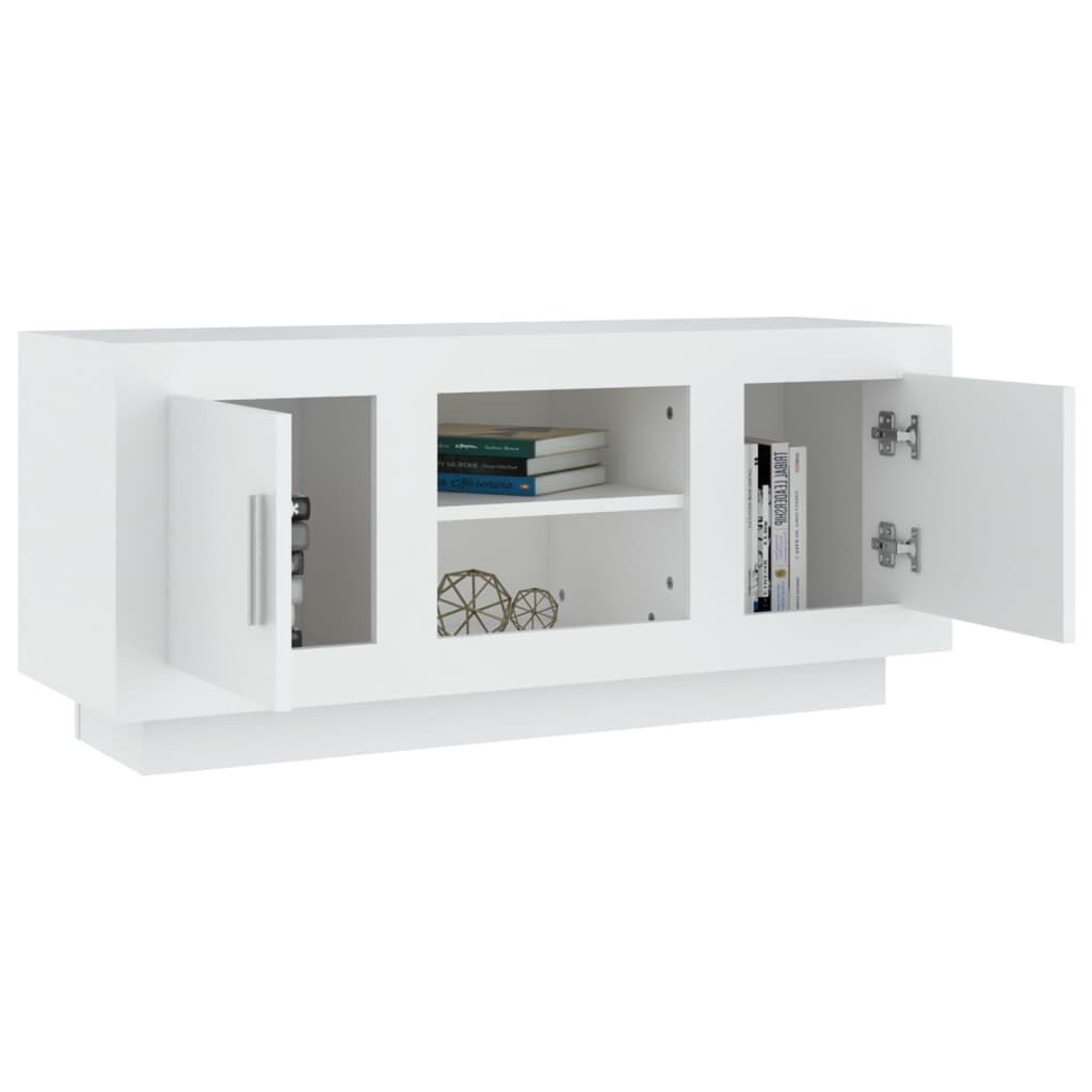 vidaXL Έπιπλο Τηλεόρασης Λευκό 102x35x45 εκ. από Επεξεργασμένο Ξύλο