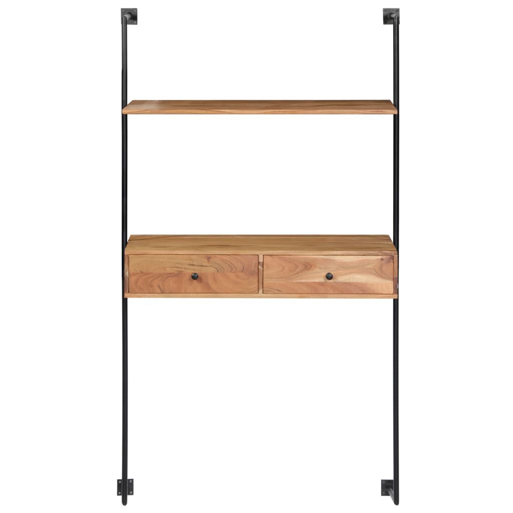 vidaXL Γραφείο Τοίχου 90 x 40 x 170 εκ. από Μασίφ Ξύλο Ακακίας