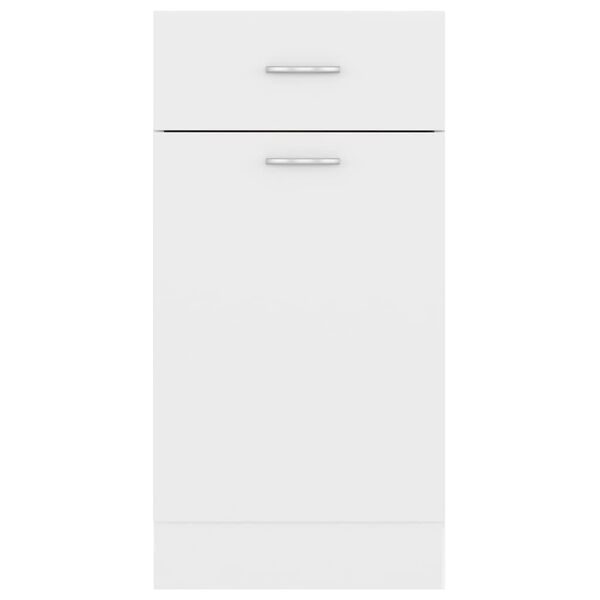 vidaXL Ντουλάπι με Συρτάρι Lyon Λευκό 40x46x81,5 εκ. Επεξ. Ξύλο