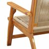 vidaXL Εξωτερικά Έπιπλα 2 pcs Μπεζ 78 x 67 x 73εκ. Μασίφ ξύλο ακακίας