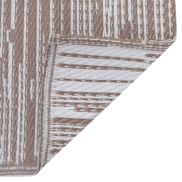 vidaXL Χαλί εξωτερικού χώρου ARAKIL Taupe 140x200 cm PP