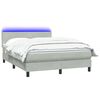 vidaXL &Kappa;&rho;&epsilon;&beta;ά&tau;&iota; Boxspring &mu;&epsilon; &Sigma;&tau;&rho;ώ&mu;&alpha; & LED &Alpha;&nu;&omicron;&iota;&chi;&tau;ό &Gamma;&kappa;&rho;&iota; 160x210 &epsilon;&kappa;. &Beta;&epsilon;&lambda;&omicron;ύ&delta;&iota;&nu;&omicron;