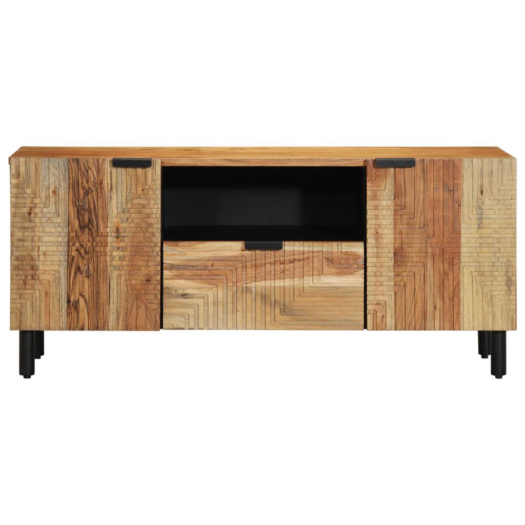vidaXL Έπιπλο Τηλεόρασης Καφέ 105 x 33.5 x 46 εκ. Μασίφ ξύλο ακακίας