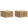 vidaXL &Tau;&omicron;ί&chi;&omicron;&upsilon; &Kappa;&rho;&epsilon;&mu;&alpha;&sigma;&tau;ό &Kappa;&omicron;&mu;&omicron;&delta;ί&nu;&omicron; 2 pcs Artisan &Delta;&rho;&upsilon;&sigmaf; 33 x 34,5 x 20 &epsilon;&kappa;