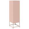vidaXL Highboard Ροζ 36x39x123 cm Ατσάλι ψυχρής έλασης