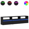 vidaXL &Nu;&tau;&omicron;&upsilon;&lambda;ά&pi;&iota; &Tau;&eta;&lambda;&epsilon;ό&rho;&alpha;&sigma;&eta;&sigmaf; &mu;&epsilon; LED &Mu;&alpha;ύ&rho;&omicron; 180x31x45 &epsilon;&kappa;.