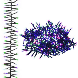 vidaXL &Phi;&omega;&tau;ά&kappa;&iota;&alpha; Cluster &mu;&epsilon; 3000 LED &Pi;&alpha;&sigma;&tau;έ&lambda; &Pi;&omicron;&lambda;ύ&chi;&rho;&omega;&mu;&alpha; 23 &mu;. &alpha;&pi;ό PVC