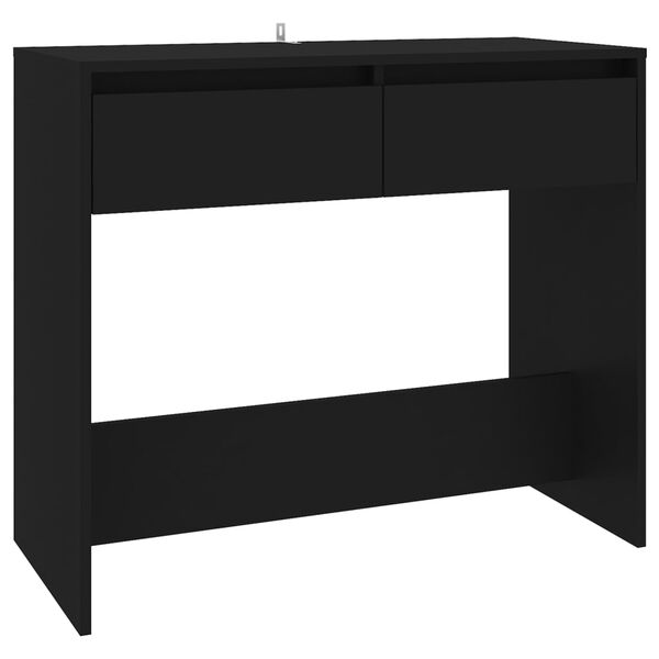 vidaXL Τραπεζάκι Κονσόλα Μαύρο 89 x 41 x 76,5 εκ. από Μοριοσανίδα