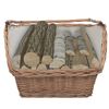 286989 vidaXL Firewood Basket with Handle 61,5x46,5x58 cm Brown Willow