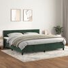 vidaXL &Kappa;&rho;&epsilon;&beta;ά&tau;&iota; Boxspring &mu;&epsilon; &Sigma;&tau;&rho;ώ&mu;&alpha; &Sigma;&kappa;&omicron;ύ&rho;&omicron; &Pi;&rho;ά&sigma;&iota;&nu;&omicron; 200x200&epsilon;&kappa;. &Beta;&epsilon;&lambda;&omicron;ύ&delta;&iota;&nu;&omicron;