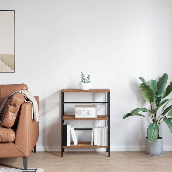 vidaXL &Rho;ά&phi;&iota; &Beta;&iota;&beta;&lambda;ί&omega;&nu; &Pi;&alpha;&lambda;&iota;ό &Xi;ύ&lambda;&omicron; 60 x 29,5 x 81 &epsilon;&kappa; &Epsilon;&pi;&epsilon;&xi;&epsilon;&rho;&gamma;&alpha;&sigma;&mu;έ&nu;&omicron; &xi;ύ&lambda;&omicron;