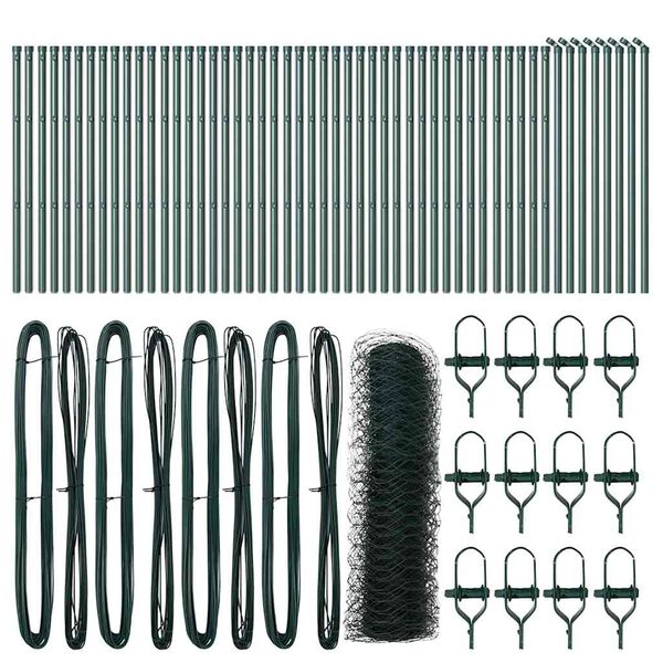 vidaXL Στύλος Περιφράξεων Πράσινο 100 x 0,8 μ (36 mm δίχτυ)