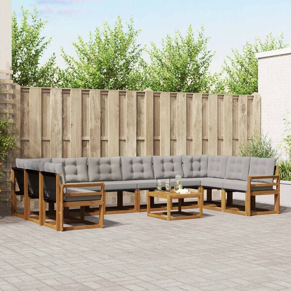 vidaXL &Sigma;&epsilon;&iota;&rho;ά &Kappa;&alpha;&nu;&alpha;&pi;έ &Epsilon;&xi;&omega;&tau;&epsilon;&rho;&iota;&kappa;&omicron;ύ 11 pcs &Phi;&upsilon;&sigma;&iota;&kappa;ό &kappa;&alpha;&iota; &Alpha;&nu;&omicron;&iota;&chi;&tau;ό &Gamma;&kappa;&rho;&iota;