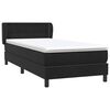 vidaXL &Kappa;&rho;&epsilon;&beta;ά&tau;&iota; Boxspring &mu;&epsilon; &Sigma;&tau;&rho;ώ&mu;&alpha; &Mu;&alpha;ύ&rho;&omicron; 90x220 &epsilon;&kappa;. &Beta;&epsilon;&lambda;&omicron;ύ&delta;&iota;&nu;&omicron;
