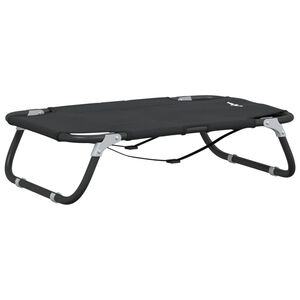 vidaXL Κρεβάτι Σκύλου Πτυσσόμενο Ανθρακί Ύφασμα Oxford και Ατσάλι