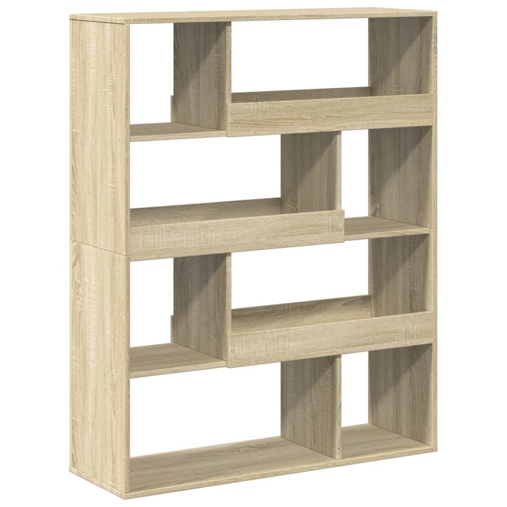 vidaXL Βιβλιοθήκη/Διαχωριστικό Χώρου Δρυς 100x33x125,5 εκ. Επεξ. Ξύλο