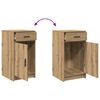 vidaXL Τραπέζι περιποίησης με συρτάρι 3 pcs Καφέ 50 x 41 x 135 εκ
