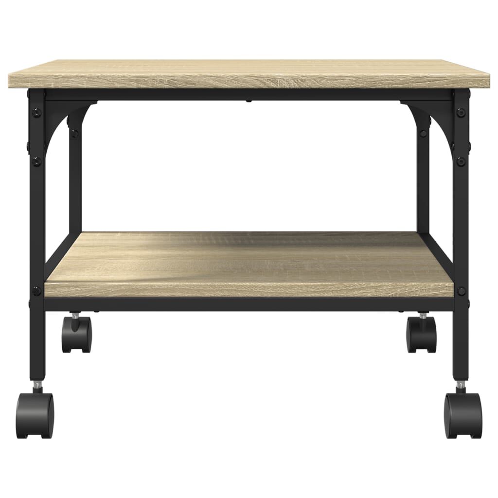 vidaXL Βάση Εκτυπωτή 2 Επιπέδων Sonoma Δρυς 50x40x38 εκ Επεξ. Ξύλο