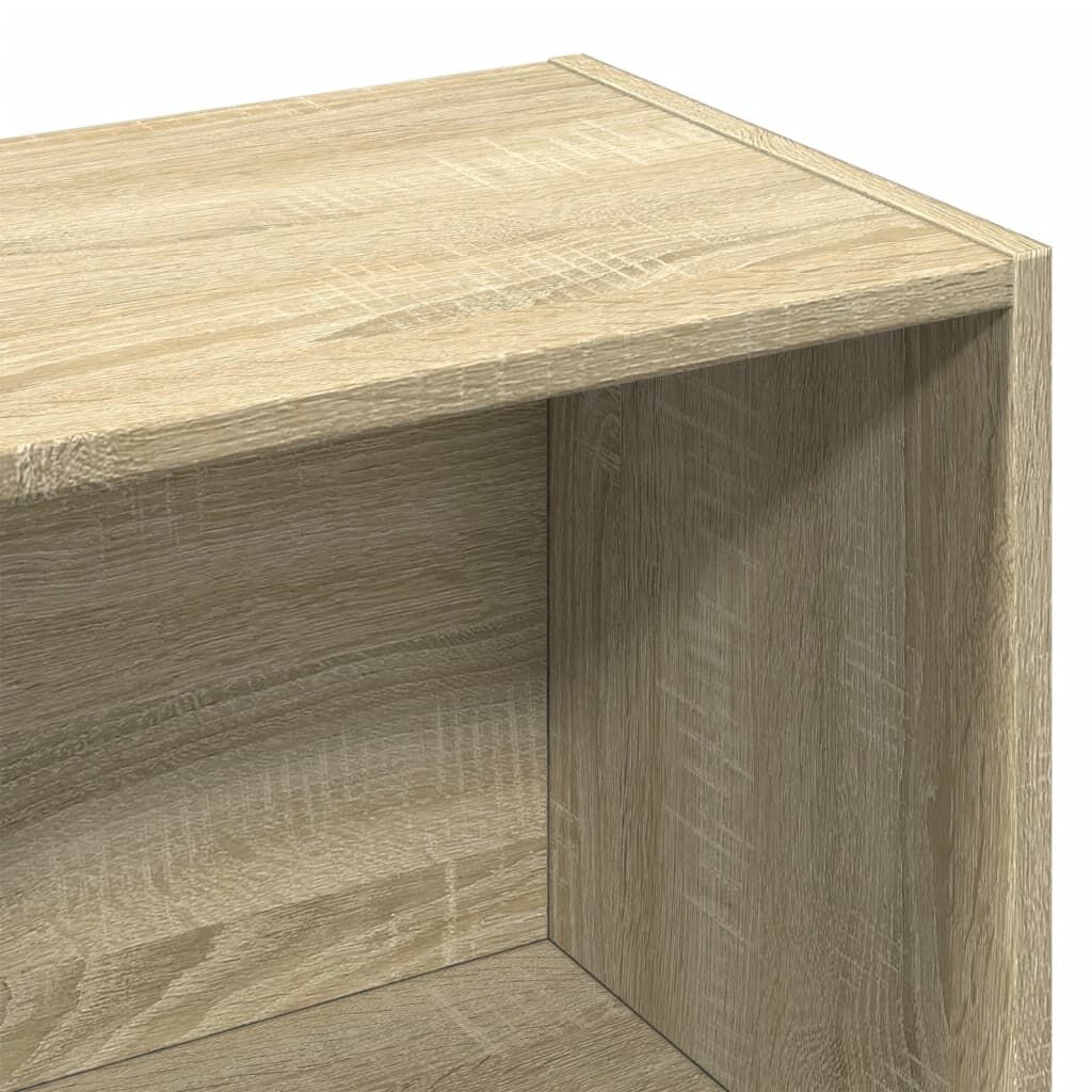 vidaXL Βιβλιοθήκη Sonoma Δρυς 57x28,5x174 εκ. από Επεξεργασμένο Ξύλο