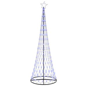 vidaXL LED Χριστουγεννιάτικο Δέντρο Μπλε 100.5 x 100.5 x 302.5 εκ