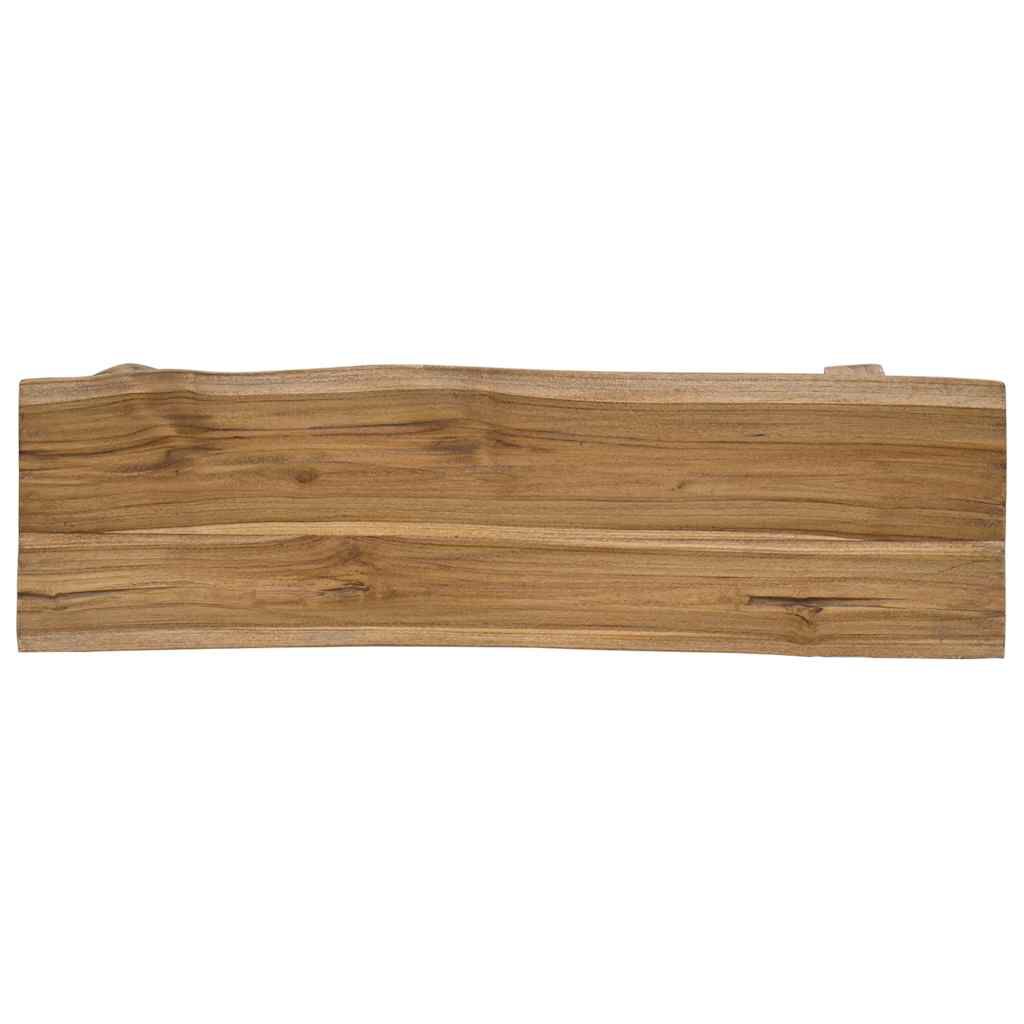 vidaXL Παγκάκι 100x28x43 εκ. από Μείγμα Ανακυκλωμένων Ξύλων/Μασίφ teak