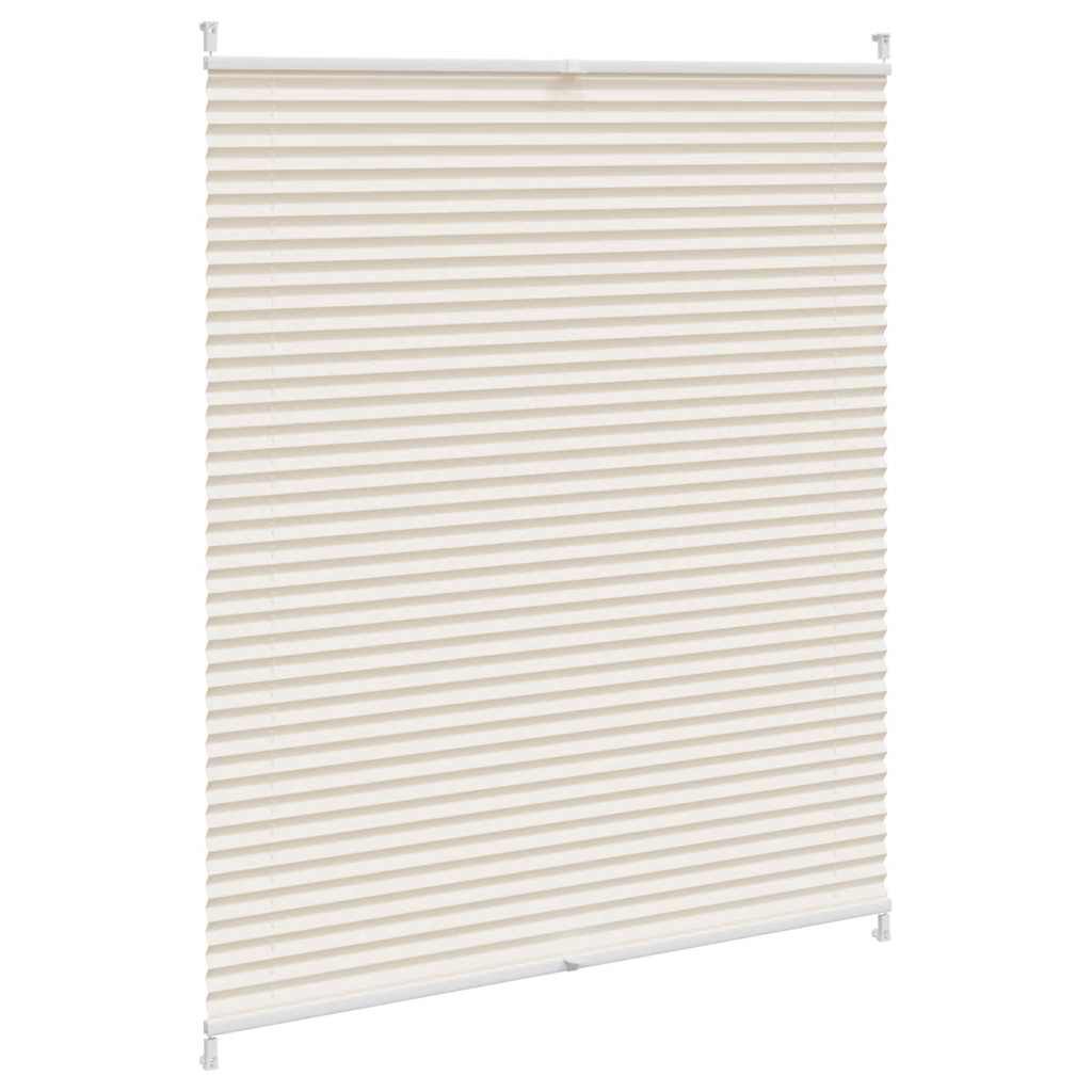Πλισέ ρόλερ σκίασης 110x100cm Κρεμ