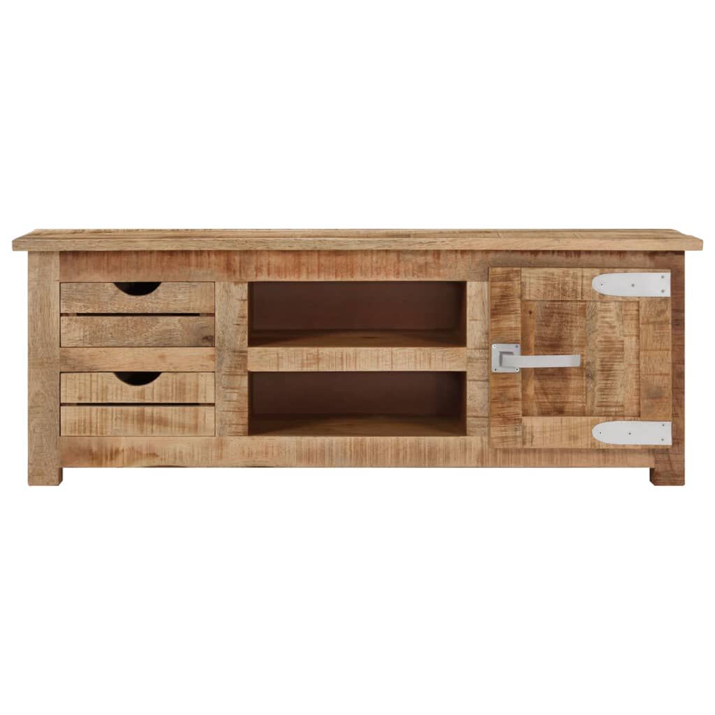 vidaXL Έπιπλο Τηλεόρασης 110 x 30 x 40 εκ. από Ακατέργαστο Ξύλο Μάνγκο