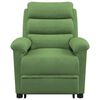 vidaXL Πολυθρόνα Μασάζ Ανακλινόμενη με Ανύψωση Πράσινο Βελούδινη