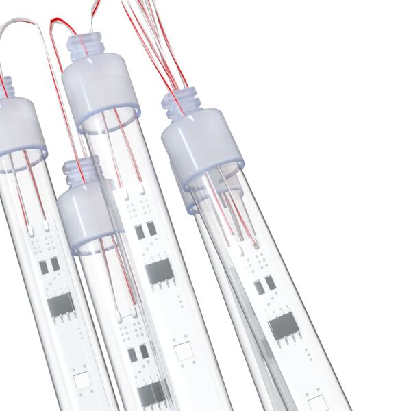 vidaXL Λαμπάκια Μετεωρίτης Εξ./Εσ. Χώρου 8 τεμ. Μπλε 30 εκ. 192 LED