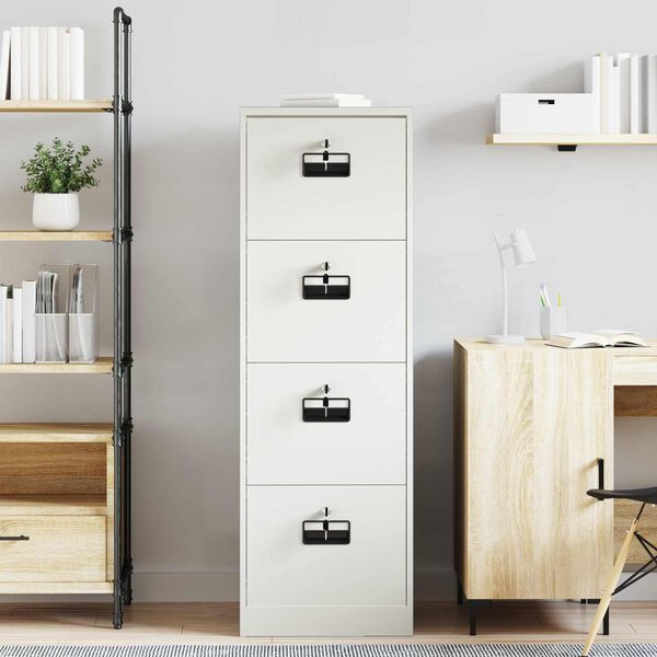 vidaXL &Nu;&tau;&omicron;&upsilon;&lambda;ά&pi;&alpha; &Alpha;&rho;&chi;&epsilon;ί&omega;&nu; &Lambda;&epsilon;&upsilon;&kappa;ό 44 x 50 x 106.5 &epsilon;&kappa; &Psi;&upsilon;&chi;&rho;ή&sigmaf; Έ&lambda;&alpha;&sigma;&eta;&sigmaf; &Chi;ά&lambda;&upsilon;&beta;&alpha;&sigmaf;