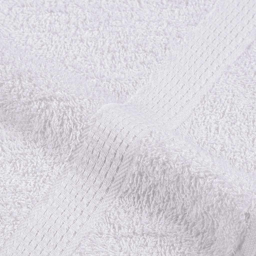vidaXL Πετσέτες χεριών 10 τεμάχια Λευκό 50x100 cm 360 gsm 100% βαμβάκι