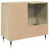 vidaXL Ντουλάπι Νιπτήρα Μπάνιου Sonoma Δρυς 65x33x60 εκ. Επεξ. Ξύλο