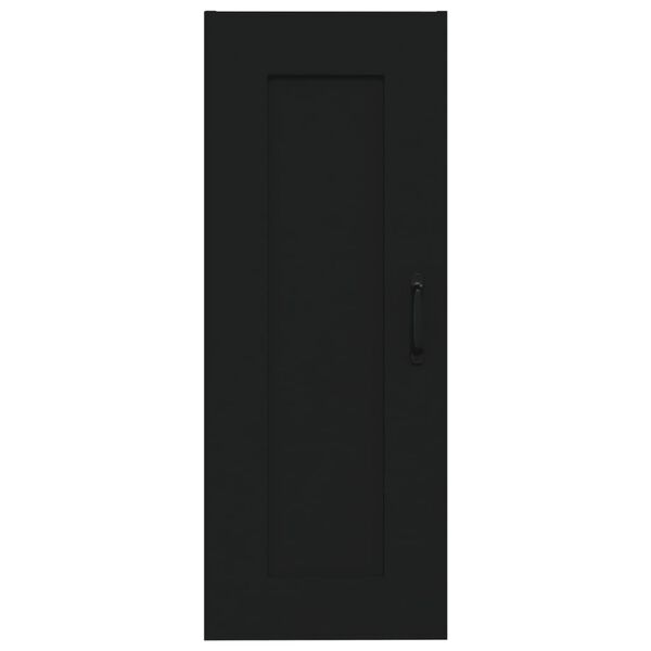 vidaXL Ντουλάπι Κρεμαστό Μαύρο 35 x 34 x 90 εκ. Επεξεργασμένο Ξύλο