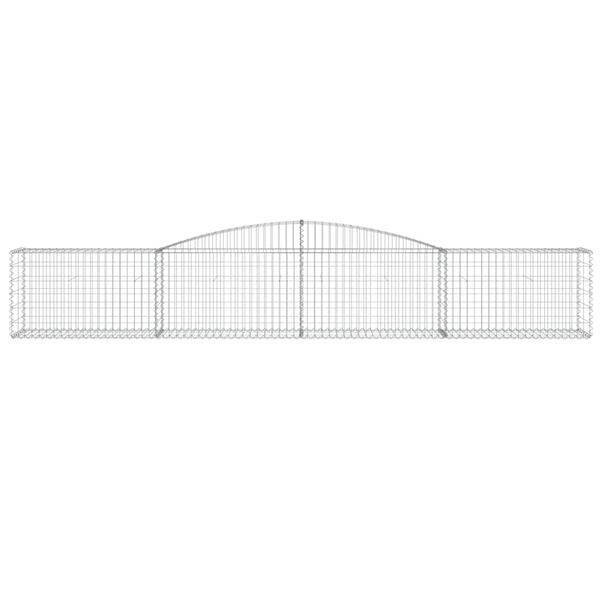 vidaXL Συρματοκιβώτια Τοξωτά 20 τεμ. 400x50x60/80 εκ. Γαλβαν. Ατσάλι
