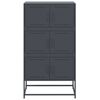 vidaXL Ντουλάπι Ανθρακί 68,5x38,5x123,5 εκ. από Ατσάλι