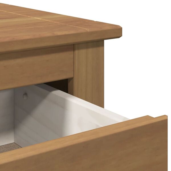 vidaXL Μπουφές με Συρτάρια Panama 93x40x80 εκ. από Μασίφ Ξύλο Πεύκου